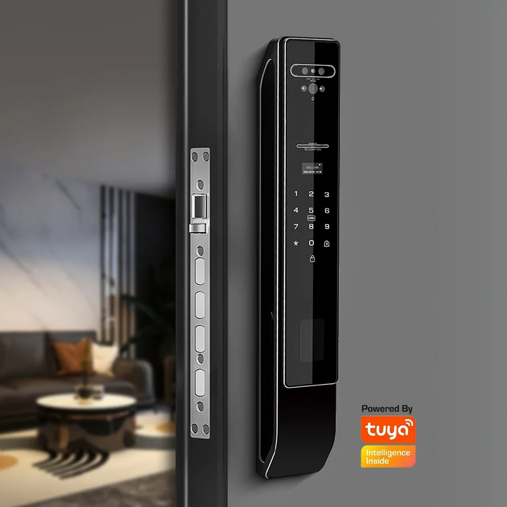 Limited Time Offer 3D Face Recognition Tuya APP Fingerprint Automatic Smart Digital Door Lock for Home and Office