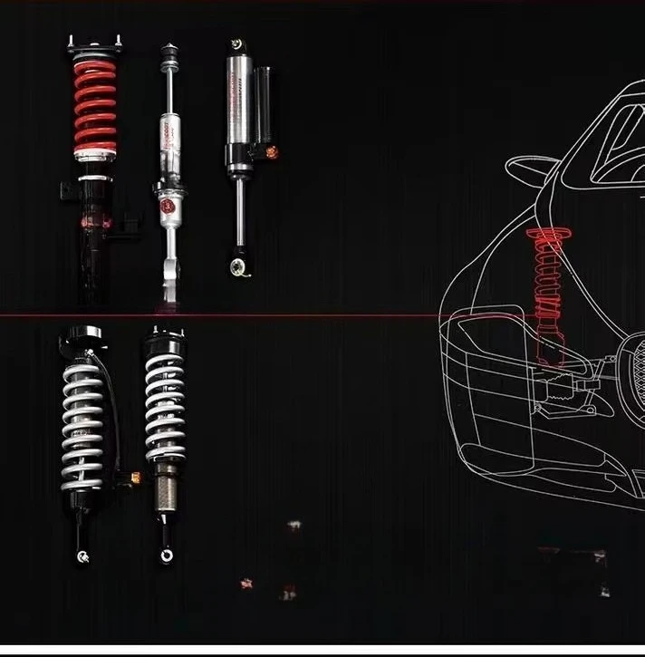 

For Coil Spring Pickup Eight-stage Soft And Hard Adjustable Shock Absorber Gas-Filled Oil-filled Suspension Lift Kit