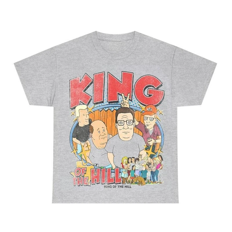 2026 هيلبيلي هيل فاميلي حياة سعيدة مطبوعة للجنسين قصيرة الأكمام الأسرة السفر استرخاء حجم كبير طاقم الرقبة تي شيرت