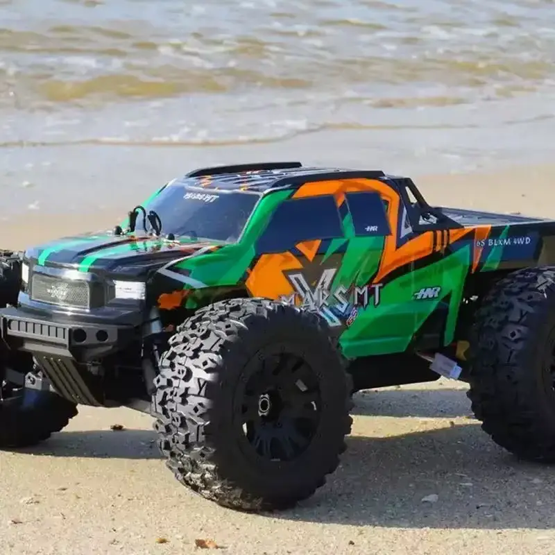 HNR H9902 Remote Control 1/8 Scale Brushless RC Car Electric Four Wheel Drive Off Road Monster Truck Toy For Kids Christmas Gift