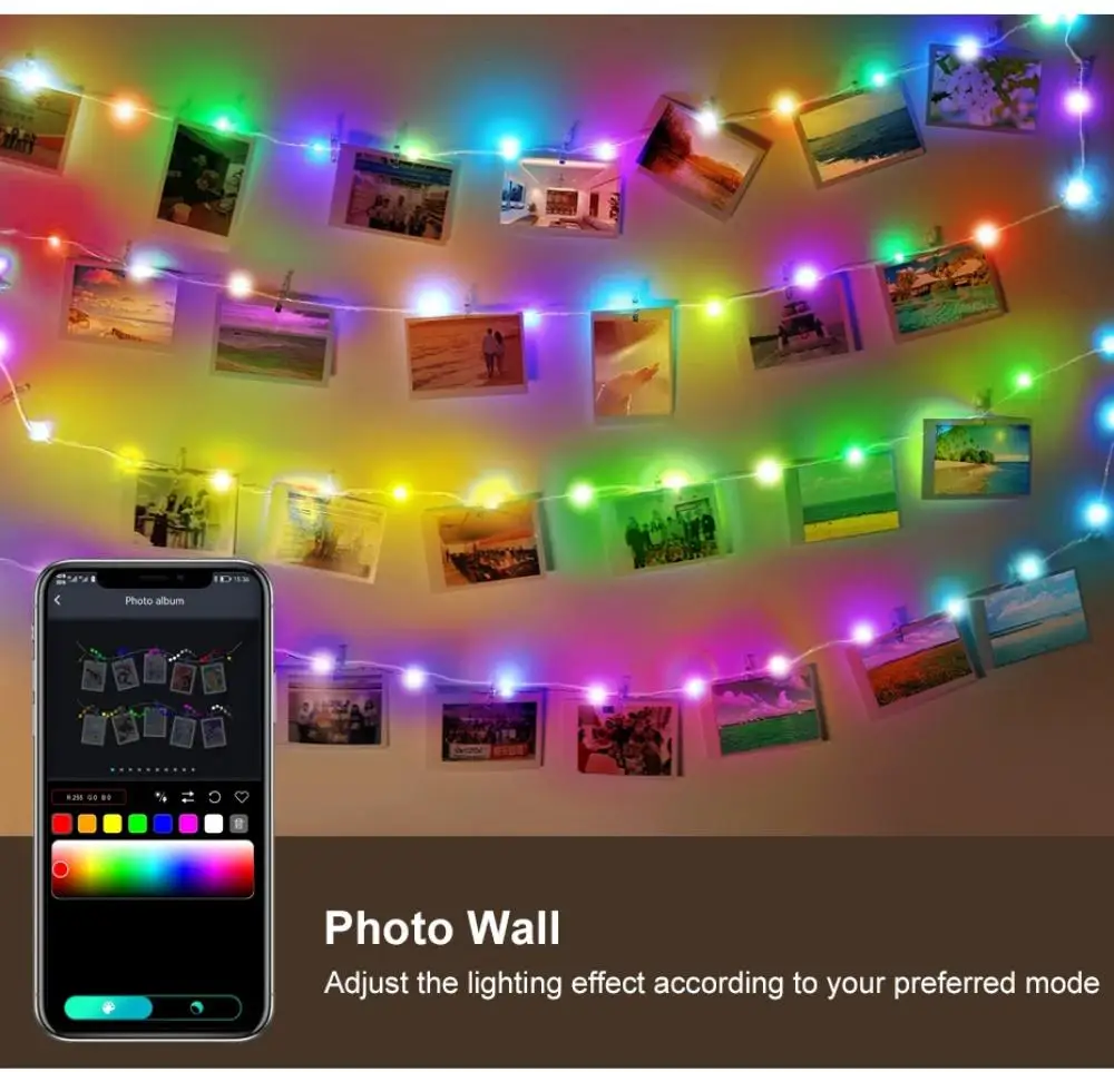 2 Stuks App Led Strip Rgb Lights Kleur Veranderende Muziek Led Strip Lights Met Afstandsbediening App Bediening Rgb Led Strip Room Party Decoratie