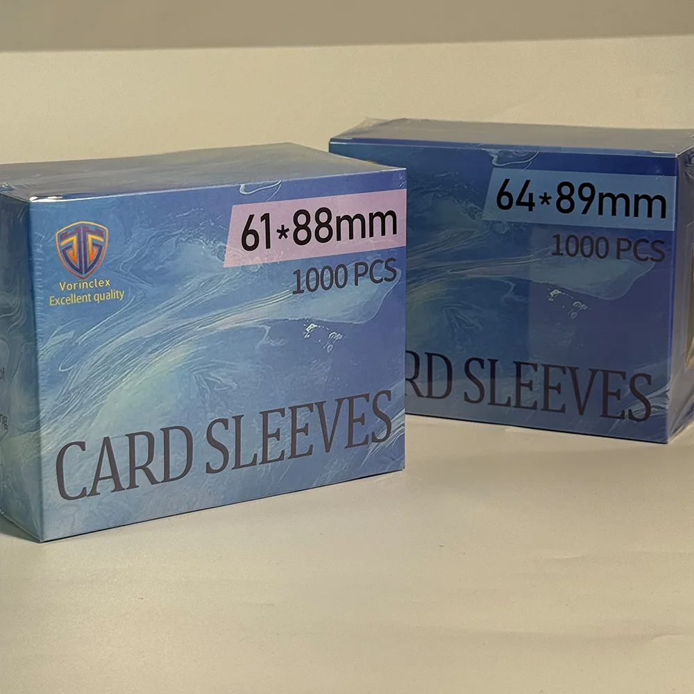 1000 Stück 61x88mm 64x89mm Innere Kartenhüllen Passend für MTG YGO PKM TCG Sportkarten Glatte Robuste Weiche Innere Schutzhüllen – Detail 4