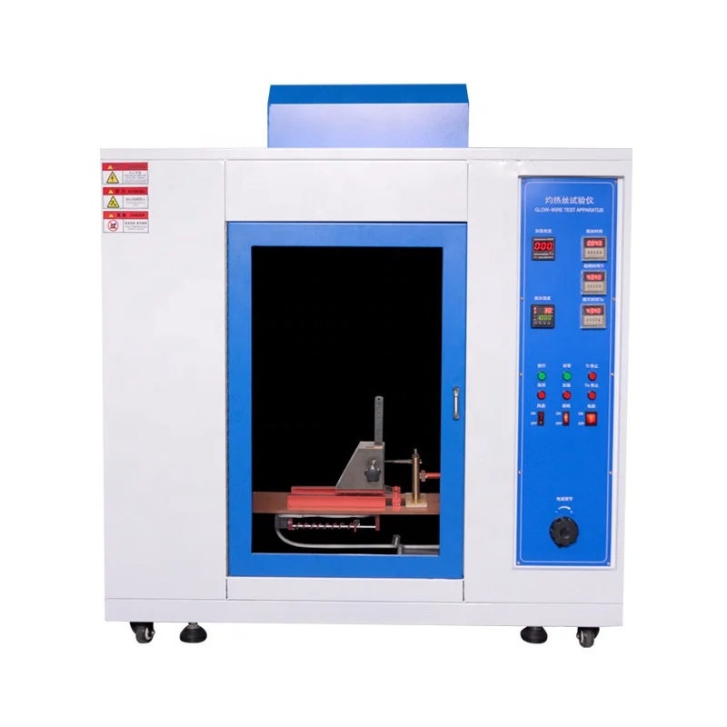 IEC60695 IEC60335 Glow Wire Combustion Resistance Testing Machine Flammability Temperature Tester Flammability Test Chamber