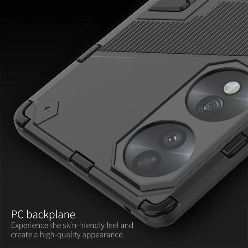 For Honor 70 Case Cover For Huawei Honor 70 5G Capas New Stand Kickstand Shockproof Back Holder Cover For Honor 70 Pro 5G Fundas