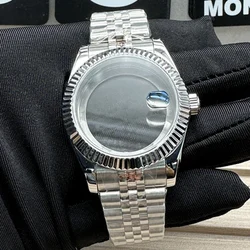 904L Stainless Steel Polish 41MM Watch NH35 Case FIT for NH35A Movement Sapphire Watch Crystal Waterproof nh35 case