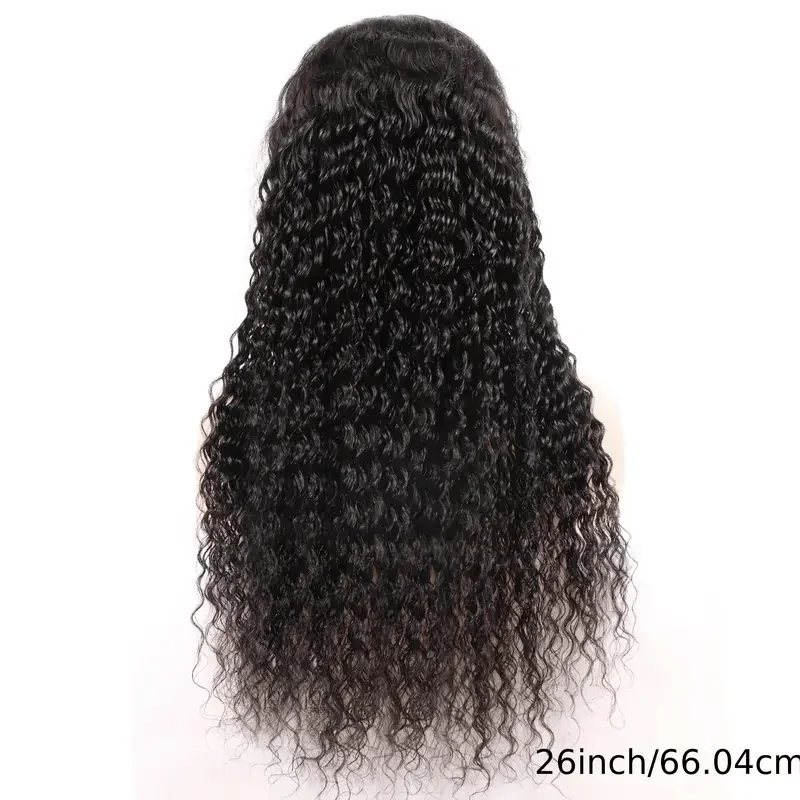 13x4 موجة عميقة الدانتيل الجبهة الباروكات شعر الإنسان قبل قطعها-200% الكثافة-HD الدانتيل الشفاف الباروكات الأمامية خصلات الشعر المستعار الإنسان عميق مجعد #4