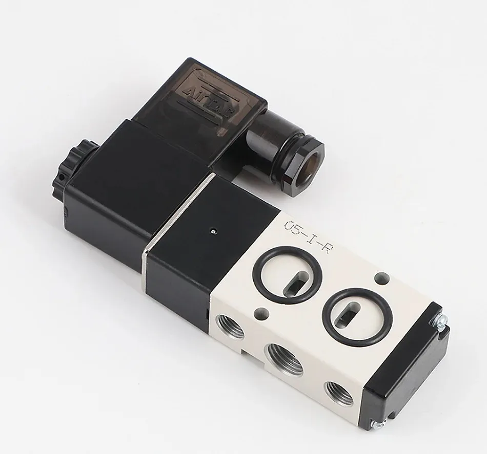 ‌4M310 Series Solenoid Valve - 2-Position 5-Way 4M310-10/08 for Pneumatic Cylinder Control in Automation Machinery