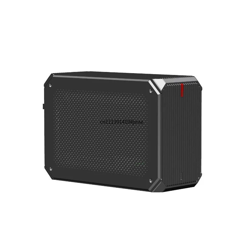 A4 ITX Mini Gaming PC Case, SFX Power Supply Compatible CNC Aluminum Alloy High-End Compact Desktop Chassis
