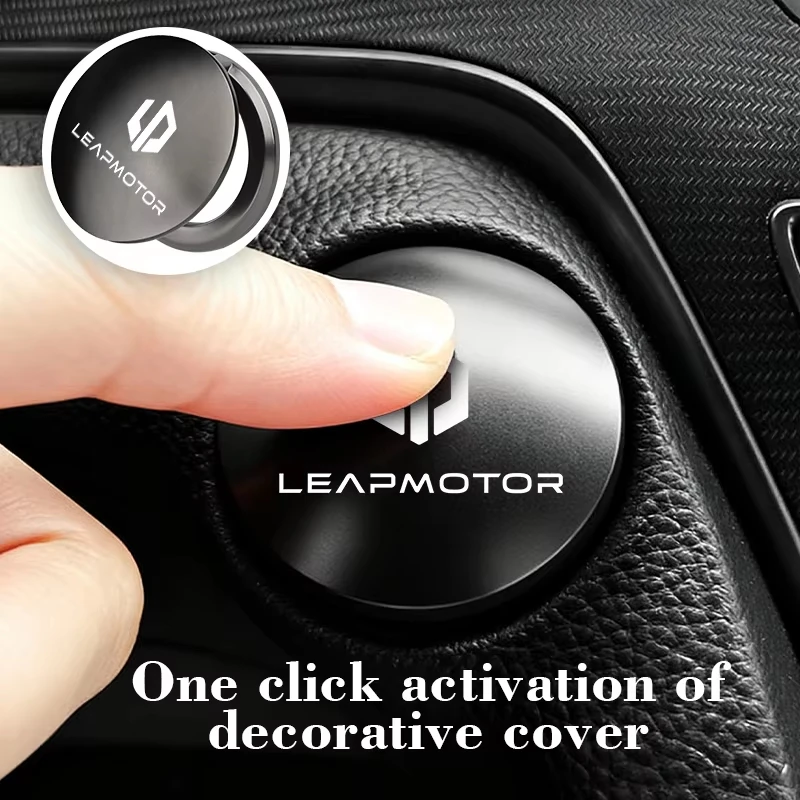 

Metal One Key Start Stop Ignition Button Protective Cover For Leapmotor C01 C11 T03 S01 C16 Reev Auto Accessories