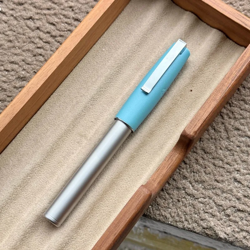 NEW FABER-CASTELL Four Seasons Sky Blue Fountain Pen EF F 0.38MM 0.5MM Nib,with Clip Converter for Writing Student Ink Pen