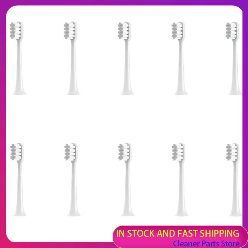 HOT SALE-10 PCS For MIJIA T200 MES606 Sonic Electric Toothbrush Sensitive Toothbrush Head Bright White Type Durable Easy Install