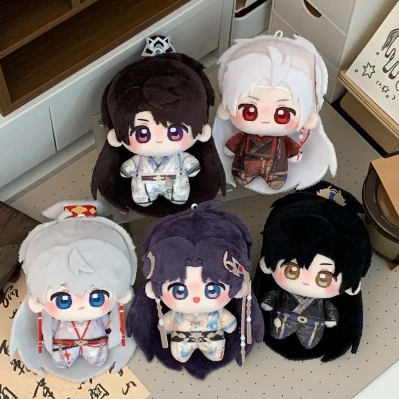 10cm Love and Deepspace Ancient Costume Plush Cotton Doll Keychain Xavier Zayne Rafayel Soft Stuffed Ornament Gift for Game Fans