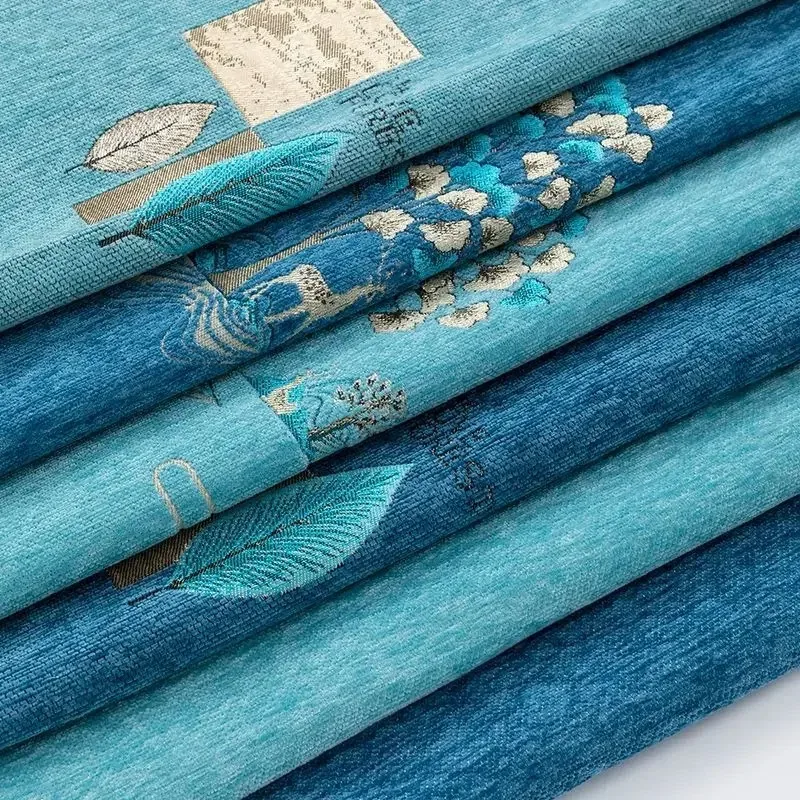 

Jacquard Chenille Cloth Sofa Fabric for Pillowcase Curtains Cushion Upholstery Diy Sewing Wearable Comfortable Soft