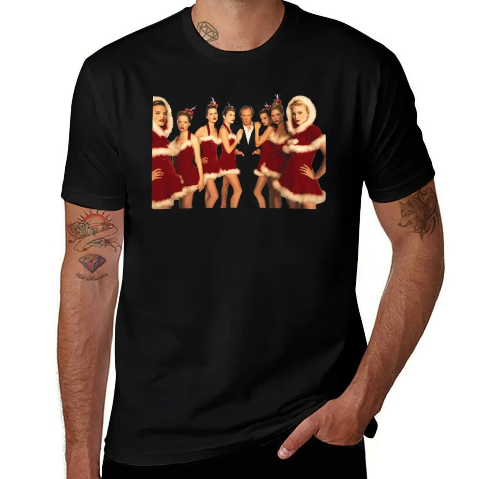 Love Actually Billy Mack T-Shirt Basic All Season Solid T-Shirt