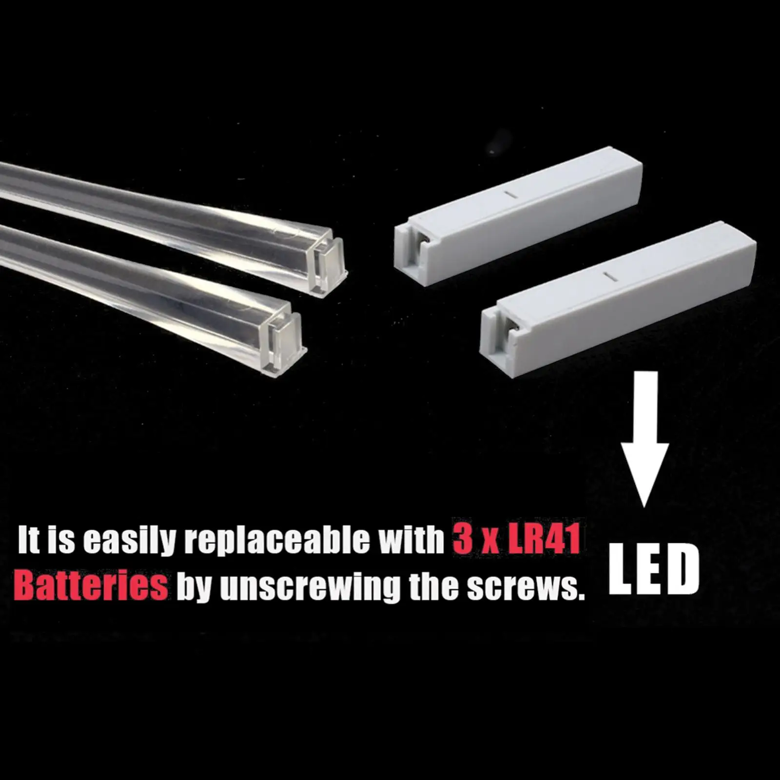 LED Light Up Chopsticks Reusable Lightsaber Glow Sticks ABS Durable Novelty Tableware for Themed Events