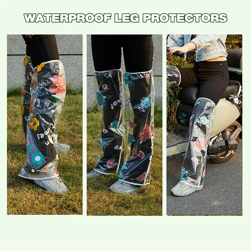 Rain Shoe Covers & Leggings Anti-Dirty Splash-Proof Shoe Covers Heavy Duty Reusable Thick Waterproof Boot Covers For Unisex