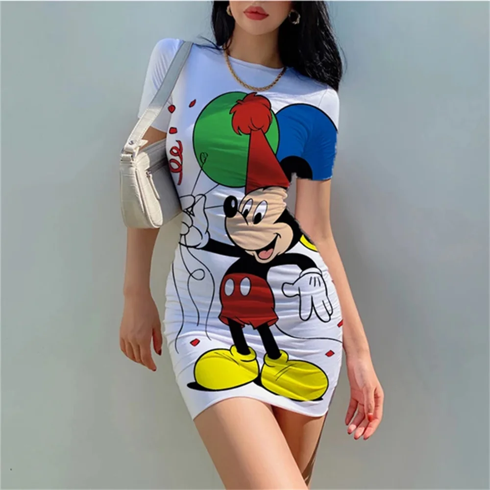 2024 Disney Villain Maleficent The Evil Queen 3D Print T-shirt For Boys Girls Summer O-neck Tees Streetwear Tops