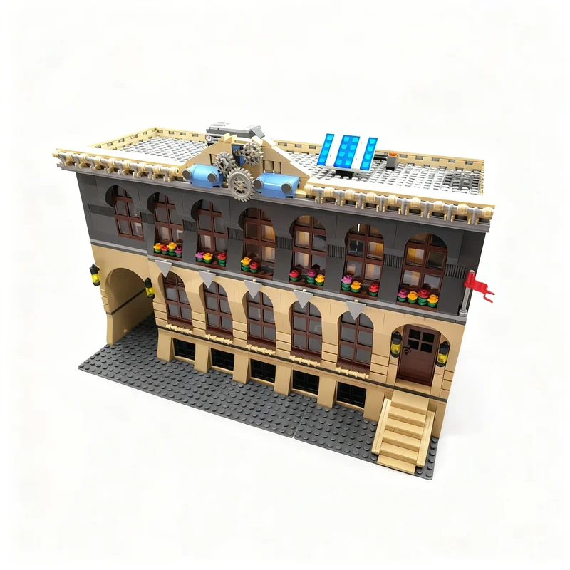2787pcs MOC Creator Creator Expert Gruber Engine Factory Model Building Blocks Christmas Gifts Architecture Toy Birthday Display