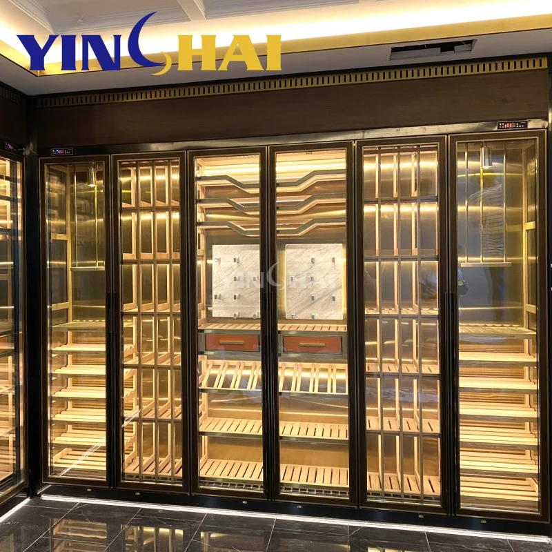 Modern Wine Cabinet Bar Living Room Furniture Wine Cellar Cabinet for the Home Temperature Controlled Wine Cabinet