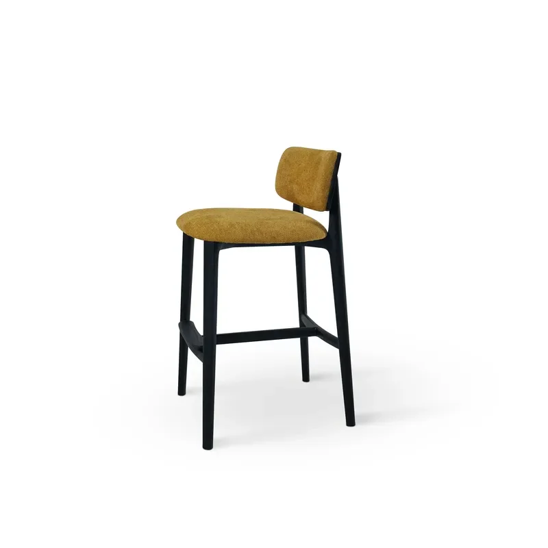 Modern Nordic Bar Stool Luxury High Chair for Kitchen Counter Creative Home Furniture Rear Bar Table Seat Contemporary Design