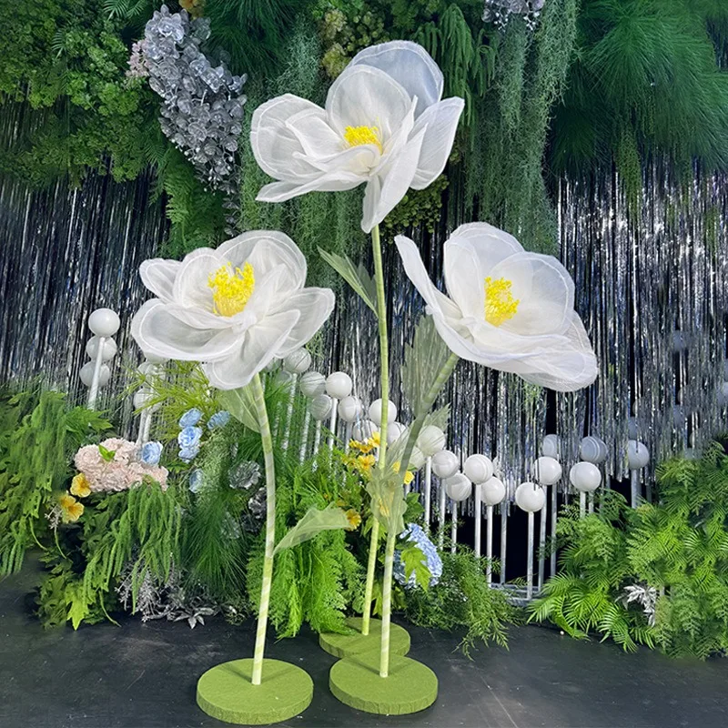 Wedding Props Stage Paper Art Flower Wedding Hall Background Decoration Handmade Folds Paper Flower Window Meichen