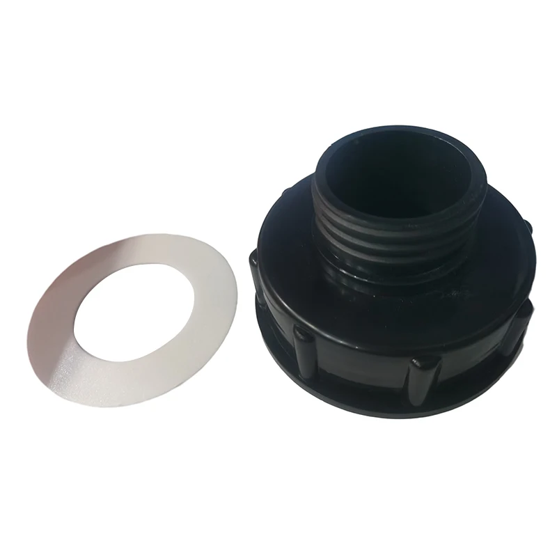1Set Black IBC Adapter S100x8 To Reduce S60x6 IBC Tank Connector Adapter Replacement Garden Water Connectors Hose Fitting Tools