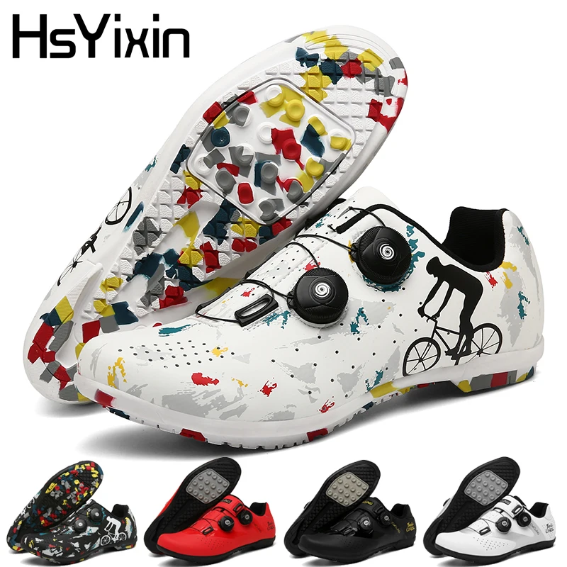 

Unisex Casual Flat Slip-on Cycling Shoes Mountain Bike Sneakers Non-slip Rubber Sole for Men And Women Cycling Training Footwear