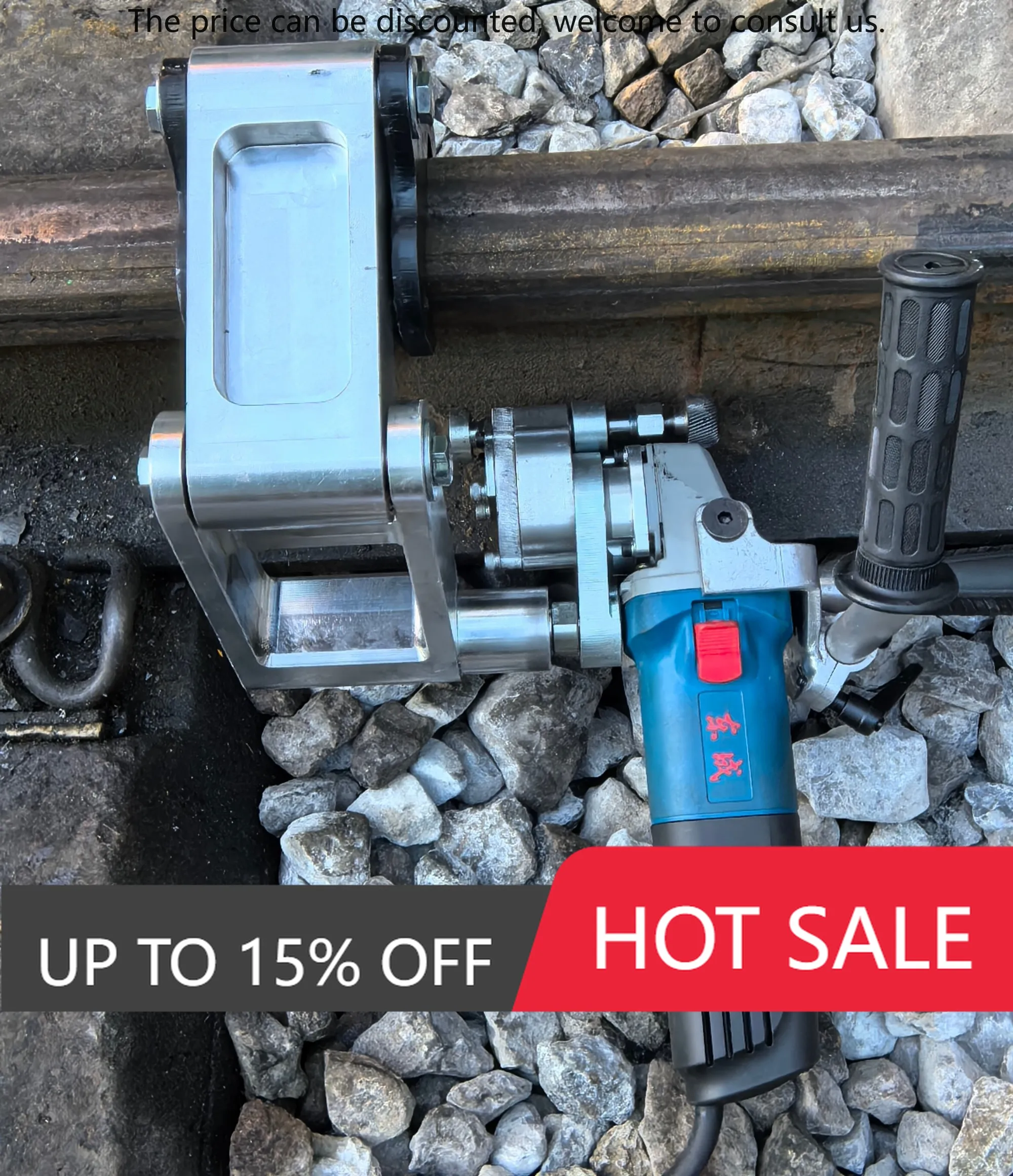 

Portable Rail Gap Overflow Burr Milling Machine