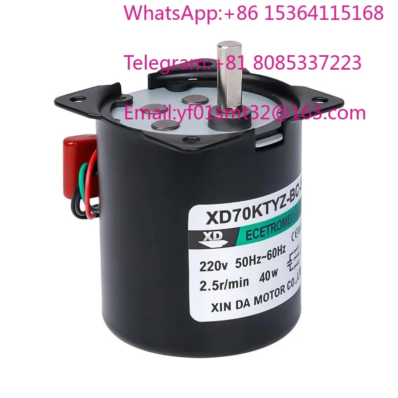 70KTYZ synchronous motor 40W gear reduction motor small ice maker oven conveyor belt motor 220v