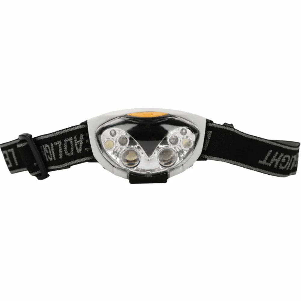 

Durable 6 LED Headlamp 3 Mode Adjustable Angle Super Bright Headlamp Head Torch Fishing