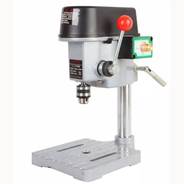 Portable Mini Bench Drill Press 340W Pure Copper Motor Compact Size Precision Drill for DIY Model Jewelry Detailed Drilling