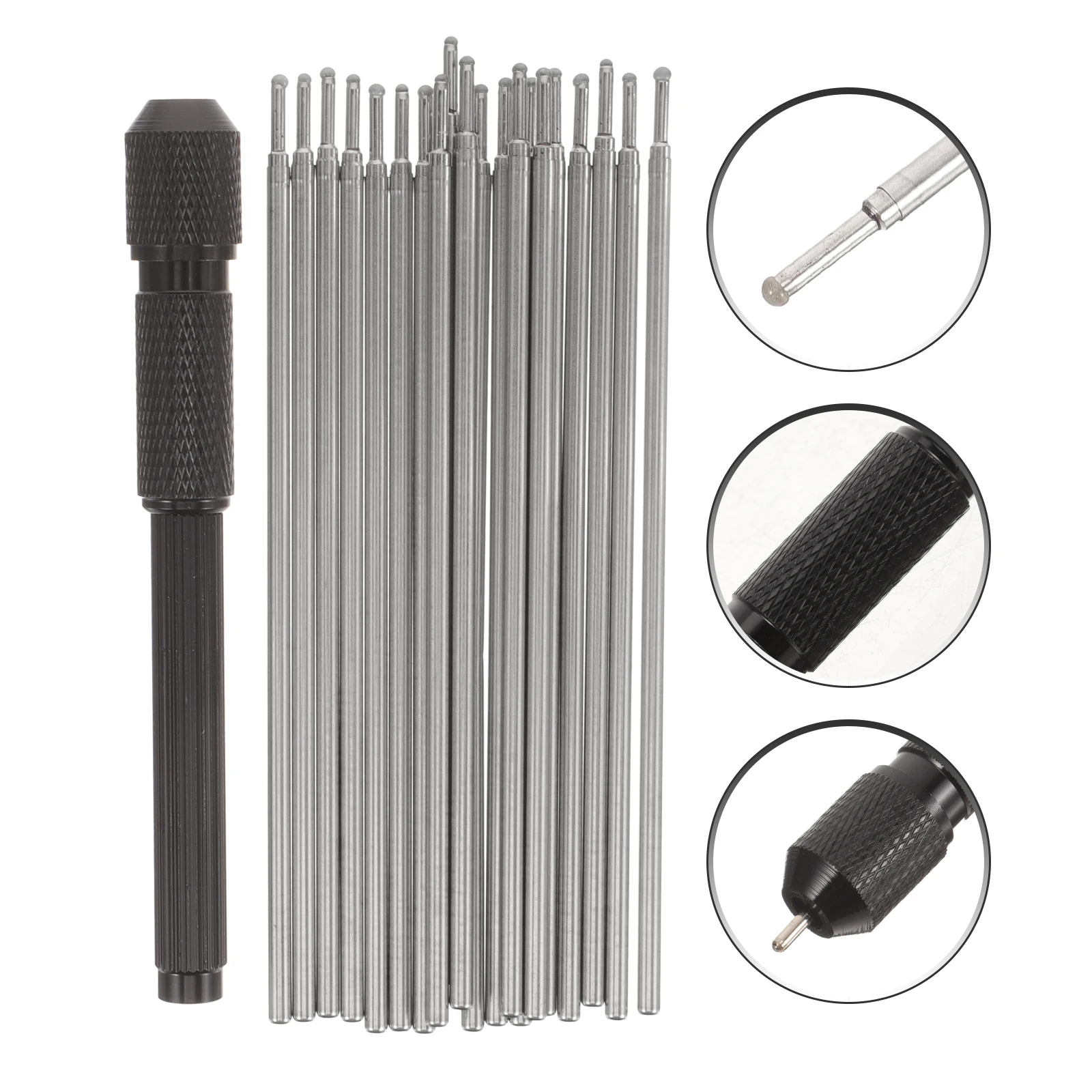 

Tattoo Pen Set Core Case Refills for Replacement Holder and Smooth Pens Writing Alloy Man