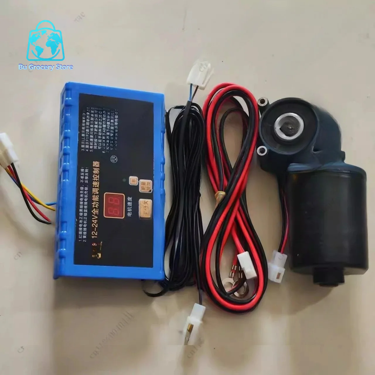Enhanced 120W DC Permanent Magnet Motor, Hexagonal Hole Motor for Rotary Tiller Seeding Fertilizer Box