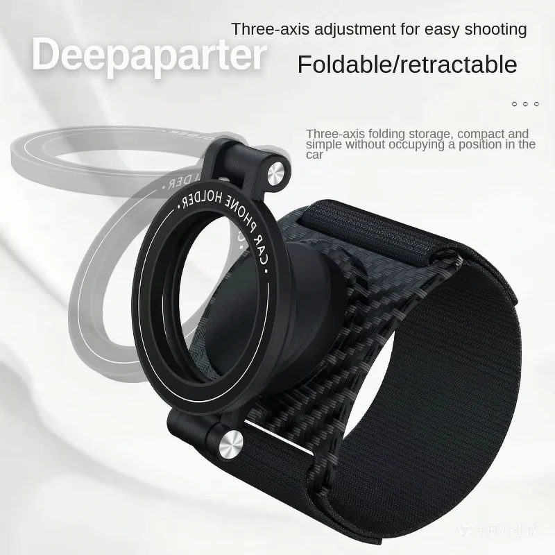 Image of 2026 NEUER Magnetischer Handyhalter für Live-Streaming, 360° ° Drehbarer, faltbarer Telefonständer mit Handgelenk- und Armband, universell passend für Mobilgeräte