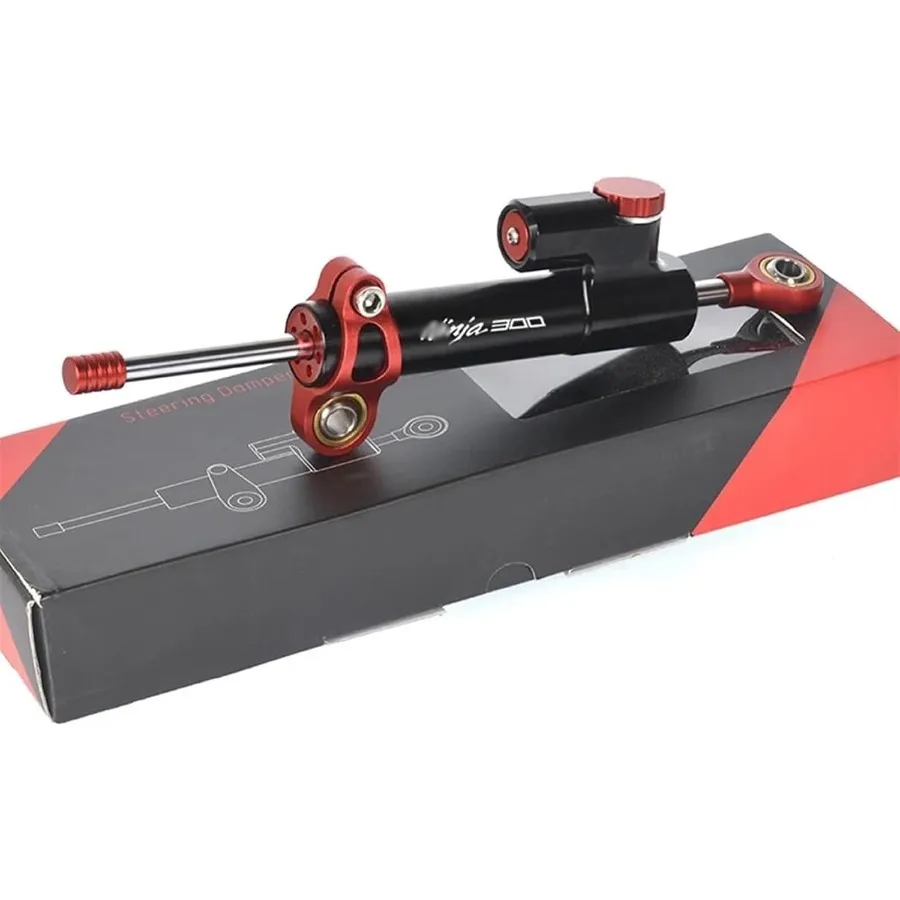 

Амортизатор для Kawasaki Ninja 300 EX300 2013 2017, стабилизатор рулевого демпфера с ЧПУ и титановым кронштейном для улучшения