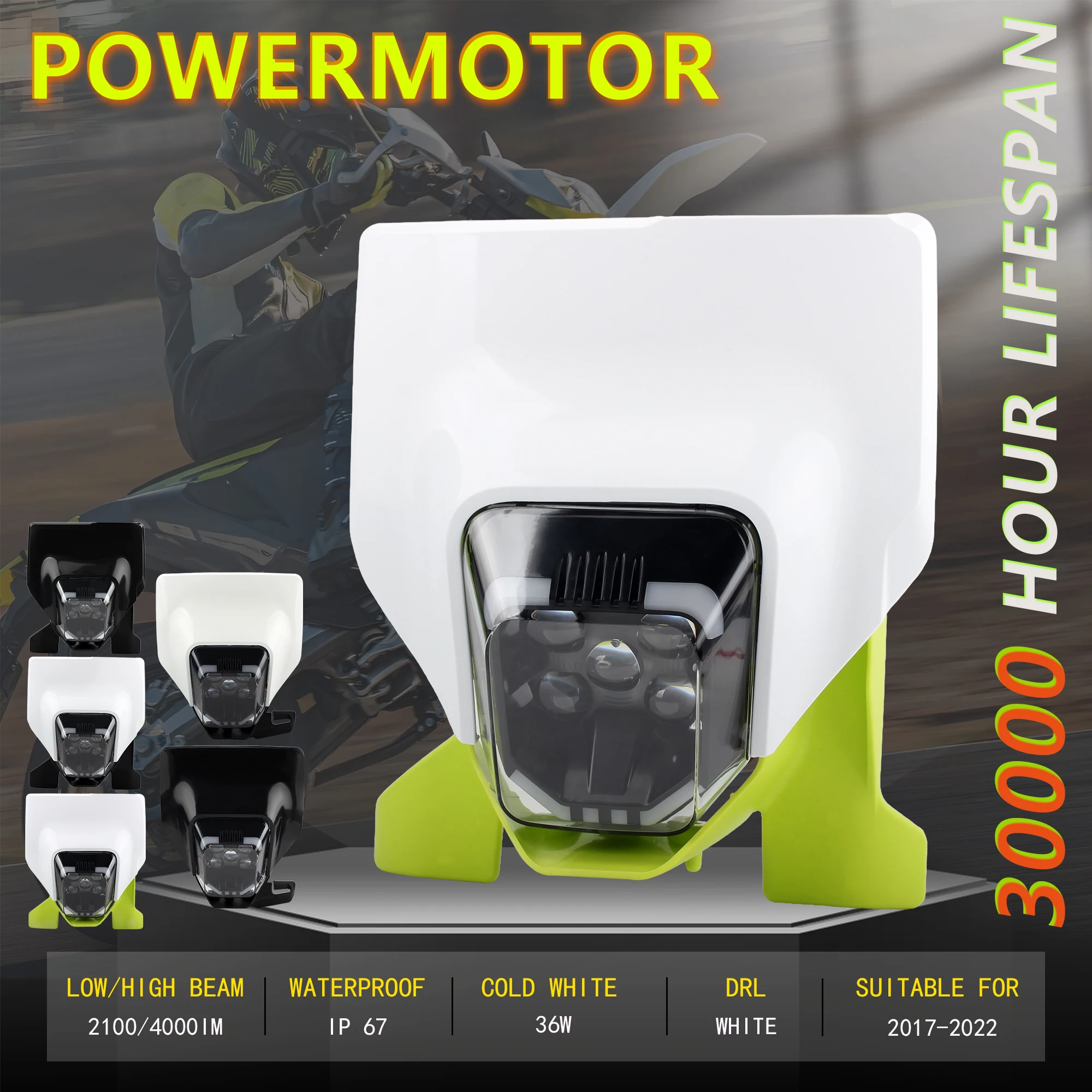 오토바이 헤드 라이트 LED 심지 Husqvarna 701 TE 250 300 450 FC FE TC 125 300i 램프 먼지 자전거 모토 크로스 액세서리 Enduro