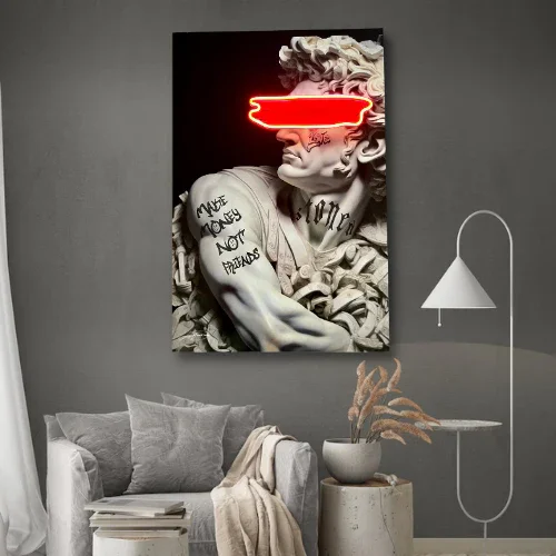 YDSL Modern Fashion Bedroom Living Room Acrylic Neon Light LED Artwork Wall Decoration