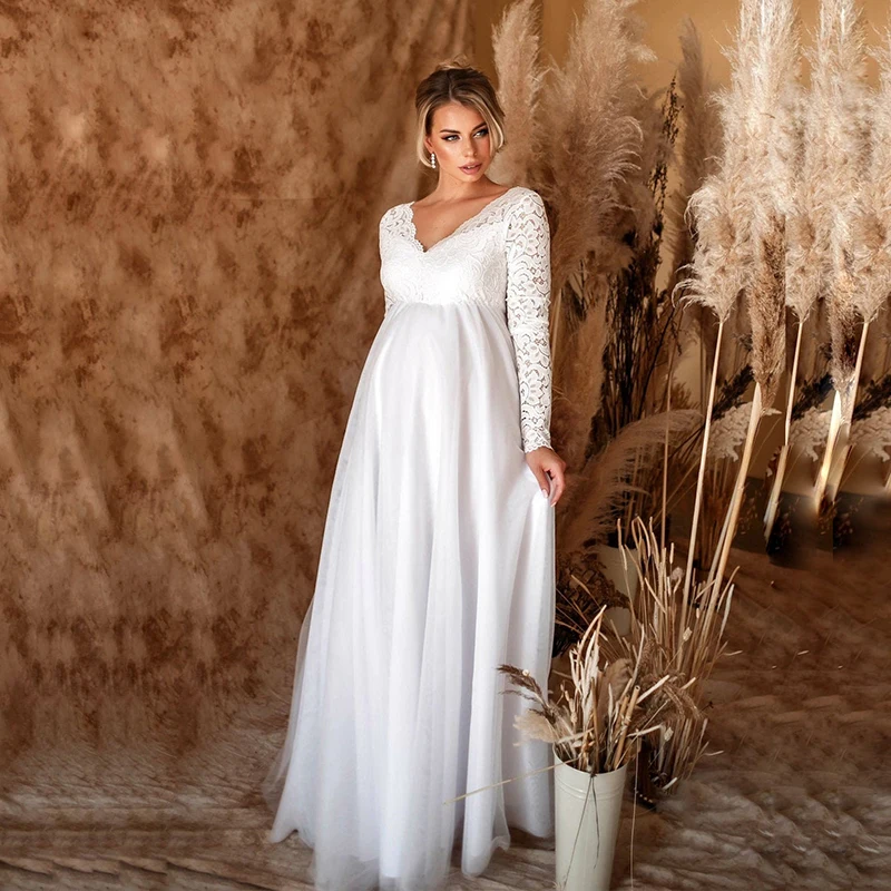 maternal-pregnancy-long-sleeved-lace-embroidered-pregnant-woman-sexy-loose-trailing-long-dress-photography-dresses