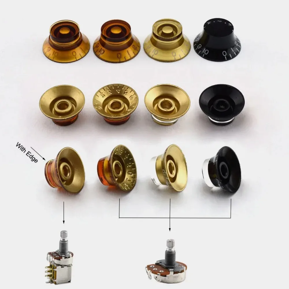 18 Splines / 24 Splines Electric Guitar Top Hat Control Knobs For CTS / Alpha Vloume/Tone Potentiometer(POT) LP SG Guitar