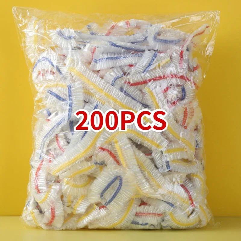 200 Stuks Wegwerp Vershoudfolie Hoes Voor Huishoudelijke Vershoudbare Plastic Zakken Voor Thuis Overgebleven Voedselopslagaccessoires