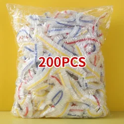 200PCS Disposable Cling Film Cover for Food Grade Household Fresh-keeping Plastic Bags Home Leftover Food Storage Accessories