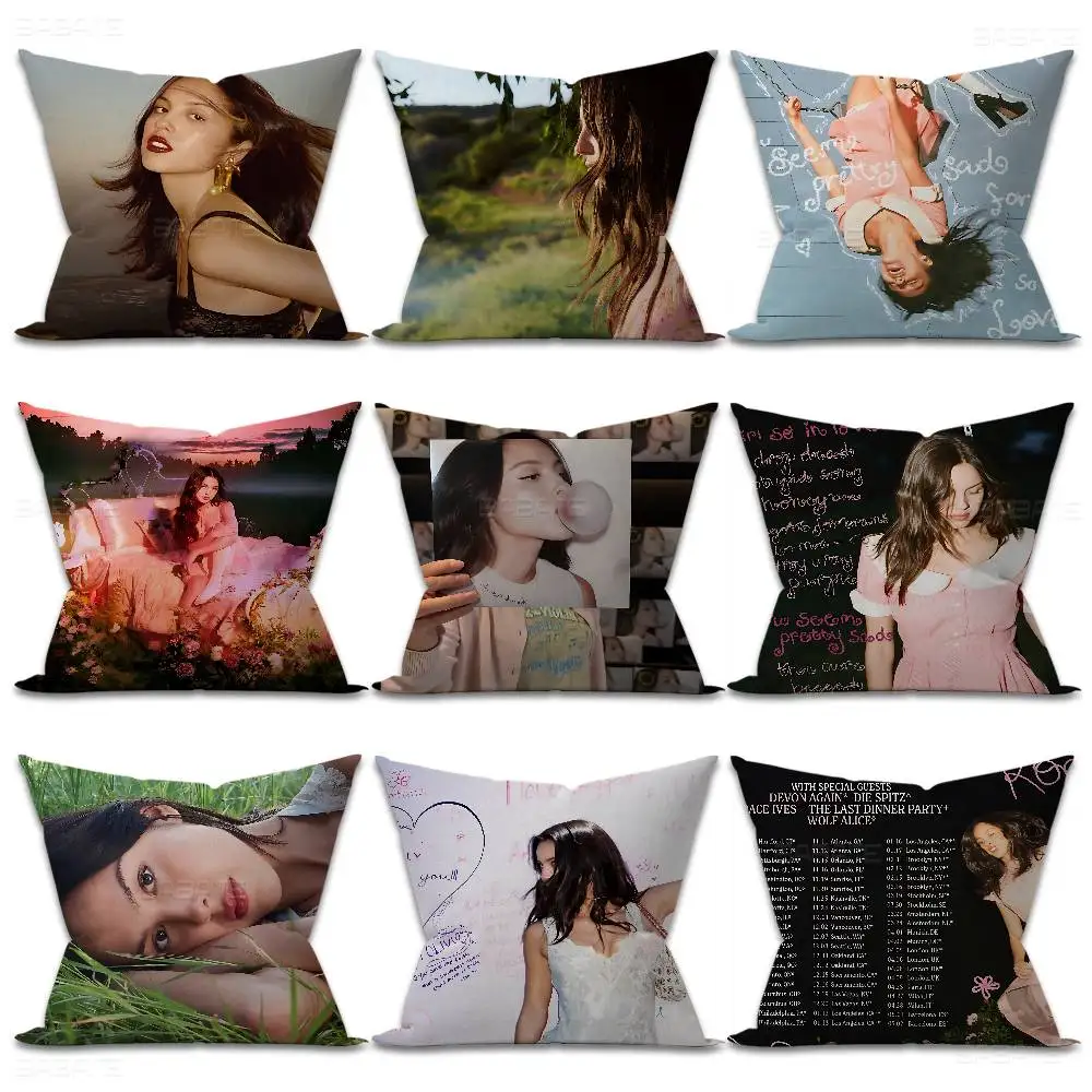 Singer O-Olivias Cool R-Rodrigos Personalized Pillow Dust Cover Bedroom Kids Party Decoration Pillowcase Birthday Children Gift