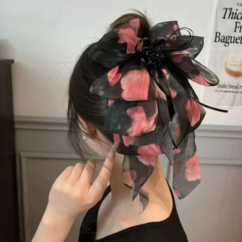 Romantische und hochwertige Atmosphäre, Schleifen-Design-Clip, vielseitiger und eleganter Haarschmuck für Frauen – Detail 7