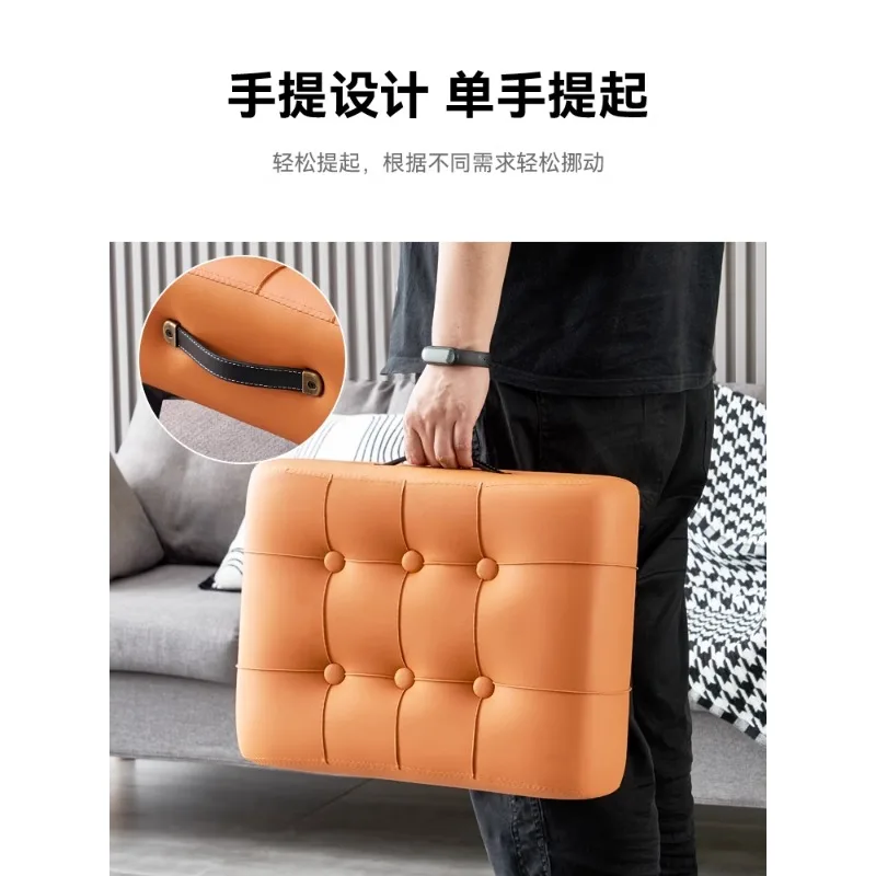 Household small stools, high-end living room pier, light luxury sofa stool, low stool, special stool for coffee table, foot stoo