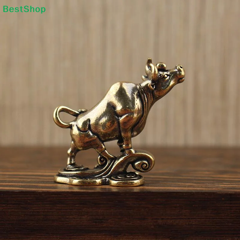 ☆ Miniatur-Messingstier-Skulptur - Glücksbringendes Feng-Shui-Ornament für Wohlstand & Erfolg