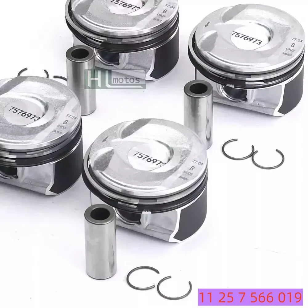 

Premium OE#11 25 7 566 019 Pistons rings set 4cyl For MINI Cooper S JCW R55 R56 R57 R58 R59 N14B16A N14B16C 1.6 Turbo
