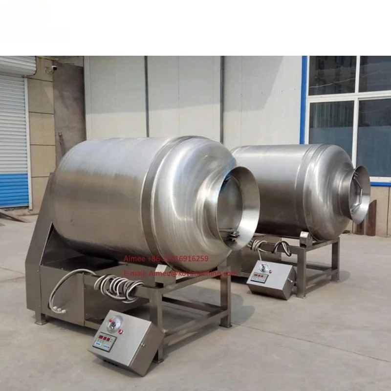 CE Certified Vacuum Meat Tumbling Machine With Complete Accessories Commercial Meat Marinating Mixing Curing Equipment