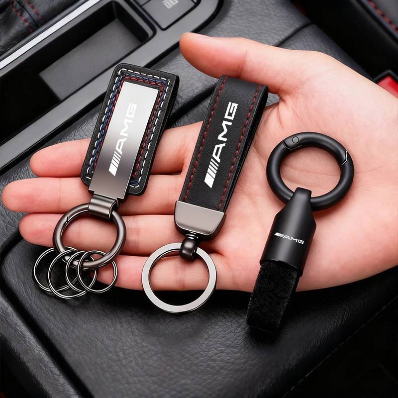 Porte Clés Voiture, Porte-clés en Métal pour Mercedes Benz A-Klasse 4 (IV) W177 AMG I 2018-2023, Modèle de Boîte de Vitesses Automatique Créative pour Homme Femme, pour Voiture, Moto,D