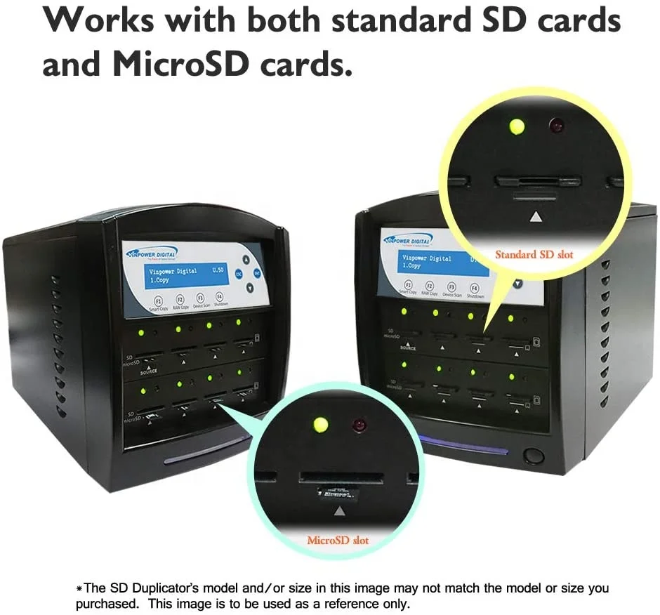 Standalone M-SD SD TF card Duplicator Copier 31 Target
