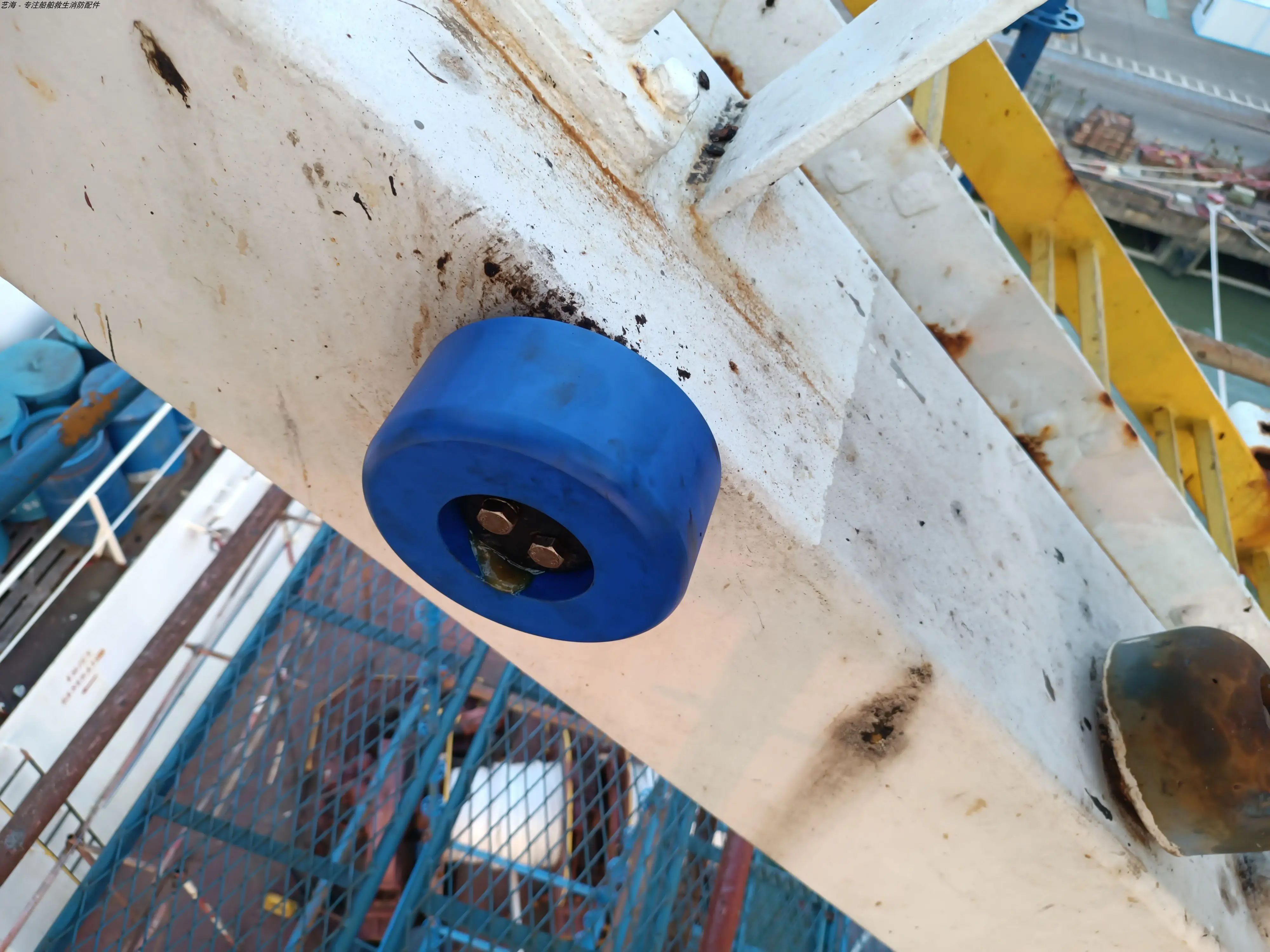 Heavy Duty Lifeboat Frame Track Pulley High Strength Roller Smooth Rolling Marine  Lifeboat Equipment and Industrial Lifting Use